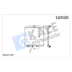 RADYATÖR 1 SIRA CU PL P307 1.4i 01