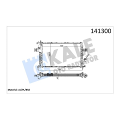 RADYATÖR ASTRA G 1.7D 2 SIRA ALB SİSTEM
