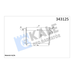 KLİMA KONDENSERİ KIA RIO II AL-AL