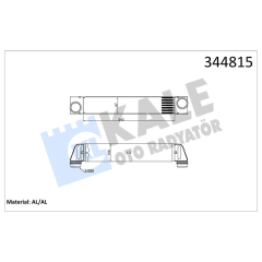 TURBO RADYATORU BMW N52 M57 E60 E61