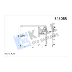 KLIMA RADYATORU BMW E32 E34