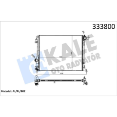 MOTOR SU RADYATÖRÜ GRAND SCENIC IV 15 MEGANE IV 15 SCENIC IV 15 1.2 TCE 1.3 TCE 1.5dCi 539x446x27