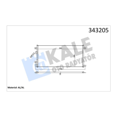 KLİMA KONDENSERİ IVECO DAILY III BOX BODY - ESTATE-IVECO DAILY IV BUS AL-AL