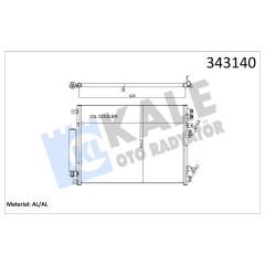 KLİMA KONDENSERİ CHRYSLER 300C-TOURİNG AL-AL
