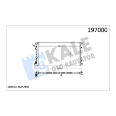 RADYATÖR AL/PL/BRZ MASTER II 1.9DTI-2.2DCI/TDI01 G9U