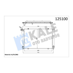 RADYATÖR H1 STAREX 01 MEKANİK 650x445x26