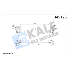 TURBO RADYATÖRÜ RENAULT KOLEOS-NISSAN X-TRAIL 2.0 DCİ