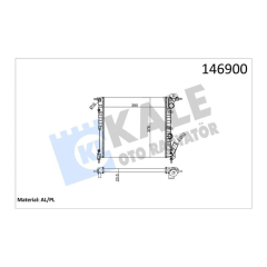 RADYATOR AL.MEK RENAULT CLIO-EXPRES2 SIRA AL PL SIS