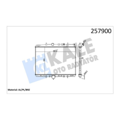 RADYATÖR AL/PL/BRZ P406 II-P607