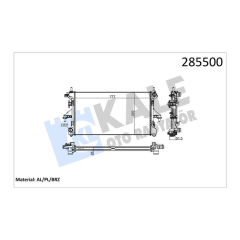 RADYATÖR DUCATO-BOXER-JUMPER 2.2 HDİ 06 KLİMASIZ MEK 1 SIRA ALB SİSTEM AL/PL/BRZ