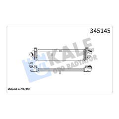 TURBO RADYATÖRÜ INTERCOOLER VOLVO C30 06-12 -S40 04 V50 04 1.6D-2.0D- C70 2.0D 08 658x157