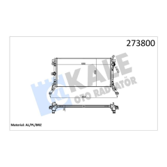 RADYATÖR AL/PL/BRZ LAGUNA III 2.0 DCİ 1.6 16V