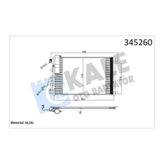 KLİMA KONDENSERİ NISSAN QASHQAİ 1.5DCİ 07 OTO.-MEK. AL/AL