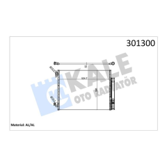 KLİMA RADYATÖRÜ KONDENSER RENAULT CLIO IV 12 CAPTUR I 13 SYMBOL III 14 DACIA LOGAN MCV II 14 DOKKER 12 DUSTER 10 SANDERO II 12 0.9TCe 1.0SCe 1.2TCe 1.5dCi 1.6