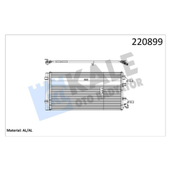 KLİMA KONDANSER RADYATÖRÜ RENAULT FLUENCE 09 MEGANE III 09 1.5dCi 1.6 1.6dCi 348x685x16