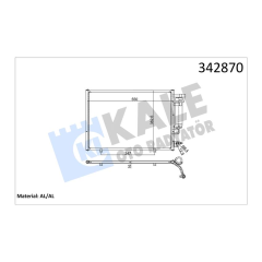 KLIMA RADYATORU KONDANSER FIESTA VI EURO 5 1.4TDCI 08 14