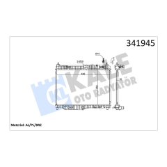MOTOR SU RADYATORU FIESTA 1.4TDCI 1.6TDCI 1.5TDCI 08 B MAX 1.5TDCI 1.6TDCI 12 TRANSIT COURIER 1.5TDCI 1.6TDCI 14 350 558 18