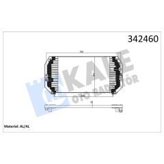 KLİMA KONDENSERİ TOYOTA CARINA E - SALOON-SPORTSWAGON AL-AL