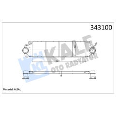 TURBO RADYATÖRÜ INTERCOOLER VW TRANSPORTER T5 AL/PL/BRZ 720x194x27