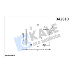 KLİMA KONDENSERİ CLIO II 1.1-1.2-1.4-1.6-1.9 16V 98