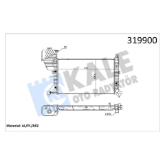 MOTOR SU RADYATORU MERCEDES SPRINTER B901 B904 96 06