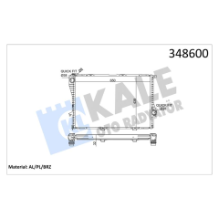 MOTOR SU RADYATORU BMW M52 M54 E39 E38