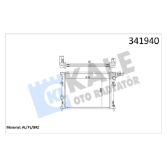 RADYATÖR CHRYSLER CHRYSLER 300C-CHRYSLER 300C TOURİNG AL-PL-BRZ