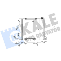 KLİMA KONDENSERİ ASTRA G-ZAFIRA 98-02 1.7DTI-1.7CDTI-2.0DI-2.0DTI-2.2DTI AL/AL 425x400x18