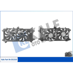FAN MOTORU DAVLUMBAZLI FIAT DOBLO 1.3 MJET 03 1.9JTD 01 EURO III ÇİFT MOTORLU AC KLİMALI