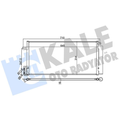 KLIMA RADYATORU OPEL CORSA D-COMBO 06 FIAT GRANDE PUNTO-BRAVO II-LINEA 1.3-1.7 CDTI-MTJ 1.6T AL/AL 625x295x16