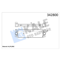 TURBOSARJ RADYATORU MERCEDES SPRINTER B906 . VW CRAFTER 30-35-50