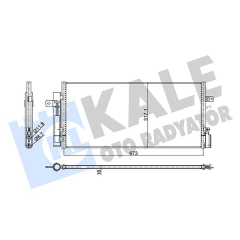 KONDENSER CHEVROLET AVEO