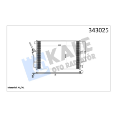 KLIMA RADYATORU MERCEDES SPRINTER B906 B907 B910 . VW CRAFTER 30-35-50