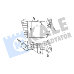 İNTERCOOLER SKODA FABIA I 1.9 TDI 99