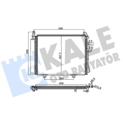 KLİMA KONDENSERİ HYUNDAI İ10 1.1-1.2-1.1 CRDİ 08 AL/AL 480x350x16
