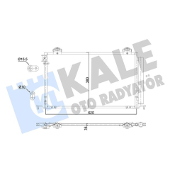 KONDENSER AL/PL/BRZ AVENSIS