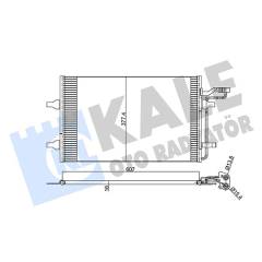 KLİMA RADYATÖRÜ VOLVO S40 2004-2012 C30 06-12 V50 1.6 D2 1.8 2.0 2004 2012