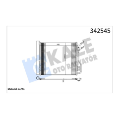 KLIMA RADYATORU SMART FORTWO Coupe 451 07