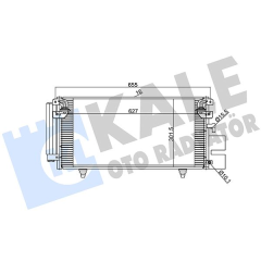 KLİMA KONDENSERİ SUBARU FORESTER AL-AL