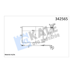 KLİMA KONDENSERİ OPEL VECTRA B ESTATE-HATCHBACK AL-AL
