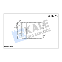 x KLİMA KONDENSERİ KIA SORENTO I AL-AL