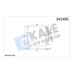 KLIMA RADYATORU 25 6T 60 D RANGE ROVER 2 P38A 94 02