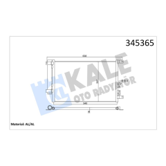 KONDENSER AL/AL ALFA 147-156-GT