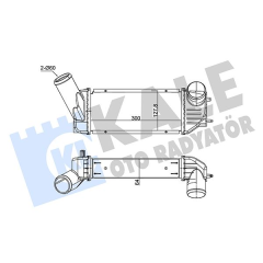 İNTERCOOLER BERLINGO-C4 I-XSARA-PEUGEOT 307-307 SW-PARTNER 2.0 HDI 00