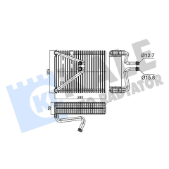 EVAPORATOR DOBLO 1.2-PUNTO