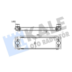 TURBO INTERCOOLER RADYATORU FORD TRANSIT 2.2 135 140PS 11 3.2 200PS TDCI 06
