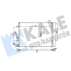 KLİMA KONDENSERİ HYUNDAI İ20 AL/AL 359x328x16