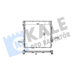 MOTOR SU RADYATORU OTM/SANZ BMW M54 M57 M62 E53 03 06
