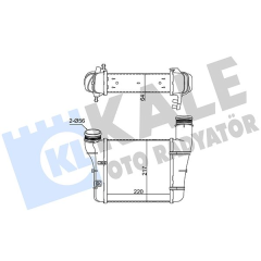 İNTERCOOLER A4 1.9TDI 04 -2.0 TDI 00 -A6 1.9 TDI 01 04