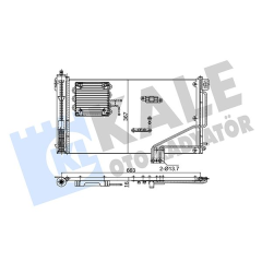 KLIMA RADYATORU MERCEDES W203 CL203 S203 C209 R230